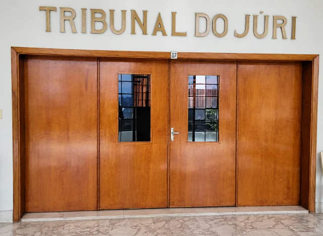 Entrada do Tribunal do Júri em registro fornecido pela advogada